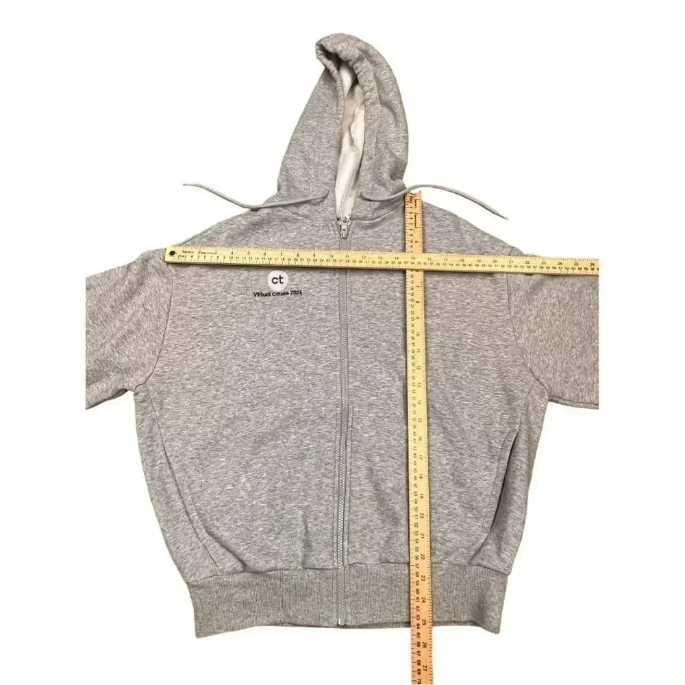 Alo Yoga Gray Hoodie jacket Full Zip Size S